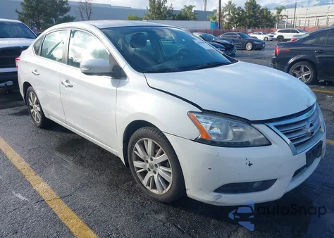 2013 Nissan Sentra Sl из США, поврежденный, VIN 3N1AB7APXDL698194